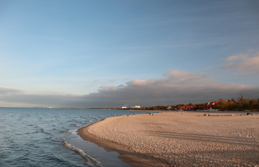 Baltijas jūras smilšu pludmale
