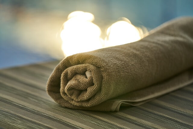 Sarulēts dvielis Spa atpūtai
