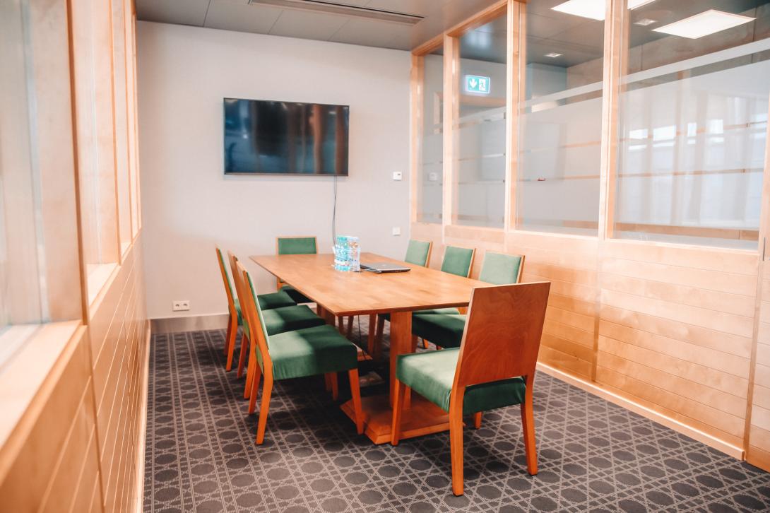 Conference room at Business Lounge at Riga Airport