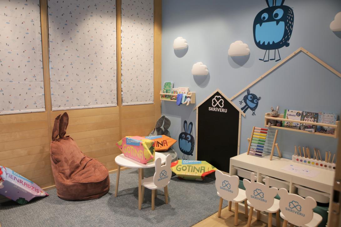 Children's room in Primeclass Business Lounge at Riga airport