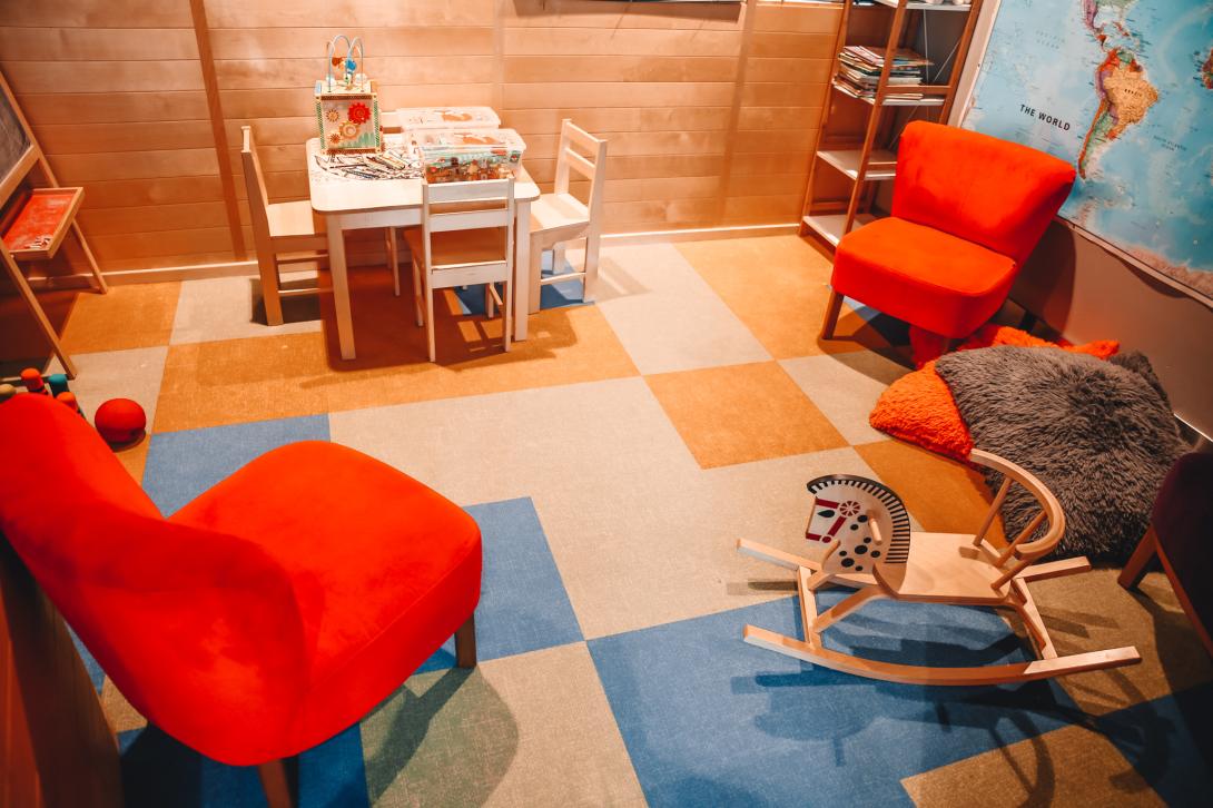 Kids play room at Business Lounge at Riga Airport