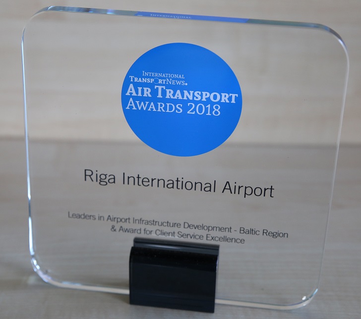 Apbalvojums "Air Transport Award 2018"