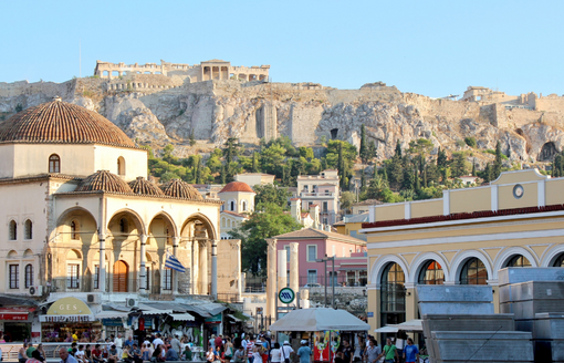 Monastiraki tirgus Atēnās